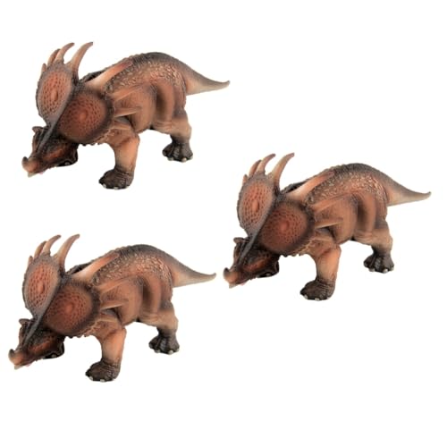 Vaguelly 3 STK Dinosaurier-Modell Dinosaurier-Spielzeug Für Kinder Brown von Vaguelly