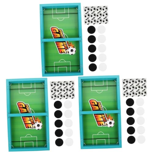 Vaguelly 3 Sätze Hüpfendes Schach Hockey-tischspiel Tisch-Desktop-Kampf Hüpfendes Spielzeug -brettspiel Schnelles Sling-Puck-Spiel Tischschachspielzeug Familienbrettspiele P.s von Vaguelly