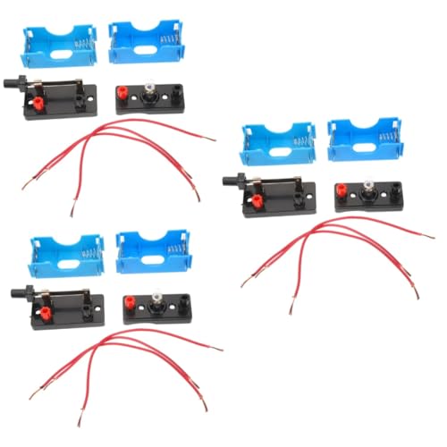 Vaguelly 3 Sätze Schaltung Experimentierkasten Schaltungen für Kinder Stromkreis-Kits für Kinder Elektronik experimentierkasten Elektronik Experimentierbox Werkzeug winzige Schaltungen von Vaguelly