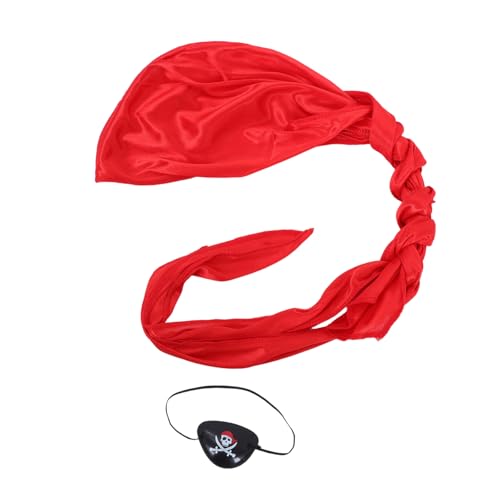 Vaguelly 3 Satz Leichtes Piraten Accessoire Set mit Bandana Augenklappe Piratenhut Hautfreundlich Komfortabel für Halloween Karneval Themengeburtstage Vaguelly 3 Satz Leichtes Piraten Accessoire Set mit Bandana Augenklappe Piratenhut Hautfreundlich Komfortabel für Halloween Karneval Themengeburtstage von Vaguelly