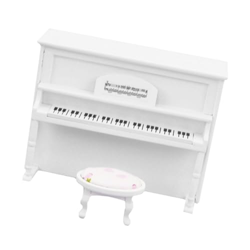 Vaguelly 3 Sets Puppenhaus Klavier Mini Verzierung Kreative Mini Dekoration Simuliertes Klavier Spielzeug Mikro Landschafts Dekoration Kinderspielzeug Miniatur Klavier Roman von Vaguelly