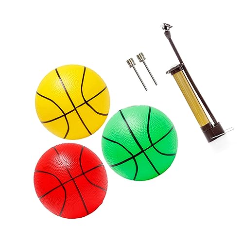 Vaguelly 3 Stück 9 Ball Für Kinder Kinderbasketball Kreatives Ballspielzeug Kinderspielzeug Kugelspielzeug Kugelball-Spielzeug Nasensauger Für Elektrisch Elastischer Basketball von Vaguelly