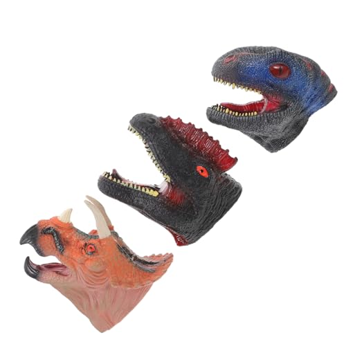 Vaguelly 3 Stück Dinosaurier Handpuppen Spielzeug Dschungel Tier Handpuppen Geschichtenerzählpuppen Handpuppen Für Dinosaurier Puppen Tierpuppen Dino Handpuppen Spielzeug von Vaguelly