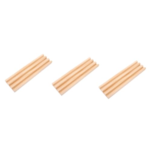 Vaguelly 3 Stück Domino Aufbewahrungsregal Domino Halter Multifunktionale Domino Tabletts Holz Domino Basis DIY Holz Domino Gestelle DIY Domino Gestelle Holz Präsentationsbasis von Vaguelly