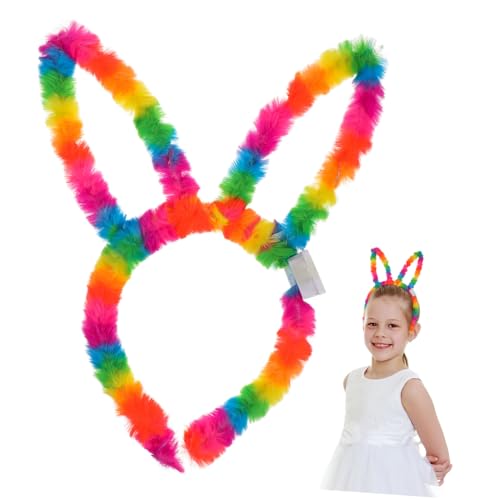 Vaguelly 3 Stück Plüsch Haarreif mit Leuchtenden Regenbogen ohren Weicher Kostüm Haarschmuck für Erwachsene und Geeignet für Party Festival und Cosplay Vaguelly 3 Stück Plüsch Haarreif mit Leuchtenden Regenbogen ohren Weicher Kostüm Haarschmuck für Erwachsene und Geeignet für Party Festival und Cosplay von Vaguelly