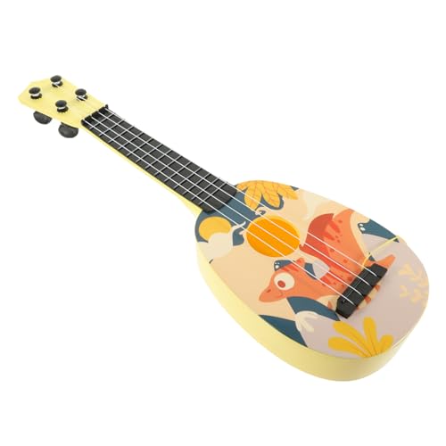 Vaguelly 3 Stück Simulation Ukulele Spielzeug Gitarren Musikinstrumente Minigitarre Holzspielset Kleinkind Gitarre Lernen Kind Gitarrenspielzeug Früherziehung Musikgitarre Kinder von Vaguelly