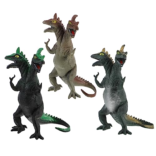 Vaguelly 3 Stück Simulation Weichgummi Dinosaurier Kreative Dinosaurier Modelle Dinosaurier Dinosaurier Ornament Lustige Bad Dinosaurier Skelett Figuren Kinder Dinosaurier von Vaguelly