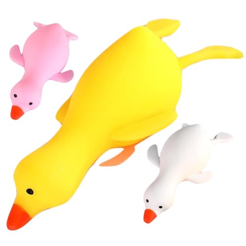 Vaguelly 3 Stück Teiliges Decompression Große Weiße Ente Squeeze Stressabbau für Erwachsene Weiches TPR Material Party Mitgebsel für Mädchen und Jungen Vaguelly 3 Stück Teiliges Decompression Große Weiße Ente Squeeze Stressabbau für Erwachsene Weiches TPR Material Party Mitgebsel für Mädchen und Jungen von Vaguelly