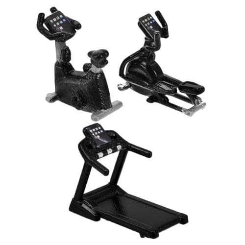 Vaguelly 3 Stück Teiliges Miniatur Fitnessgeräte für Puppenhaus Detailgetreue Mini Laufband und Fitnessrad Kompakte Sport Dekoration für DIY Miniaturszenen Sammlung für Puppenmöbel Vaguelly 3 Stück Teiliges Miniatur Fitnessgeräte für Puppenhaus Detailgetreue Mini Laufband und Fitnessrad Kompakte Sport Dekoration für DIY Miniaturszenen Sammlung für Puppenmöbel von Vaguelly