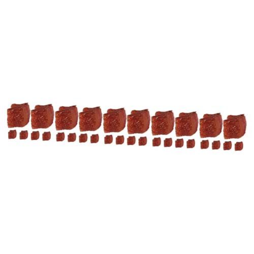 Vaguelly 30 STK Rinderblock-Modell spaß Kitchen Lebensmittel witzige deko Restaurant rindfleisch Küchenfleischmodell Food-Modell Küchendekor Kunststoff-Fleisch künstliche Fleischstütze PVC von Vaguelly