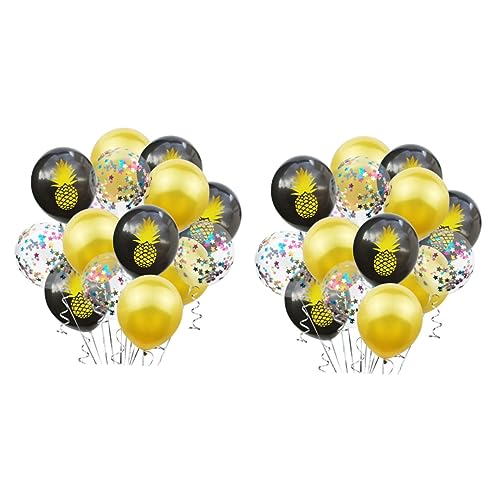 Vaguelly 30 Stk Hawaiianische Partyballons Paillettenballons Ballons Bedrucken von Vaguelly