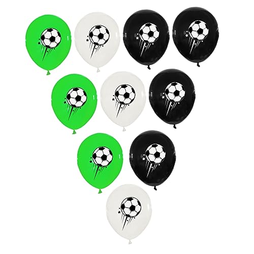 Vaguelly 30 Stück 12 Ballonanzug Luftballons ' party balloons ballon set aufnäher fussball Ballons zum Bedrucken von Fußball Basketball-Ballons Partyballons Ballons Dekoration Emulsion von Vaguelly