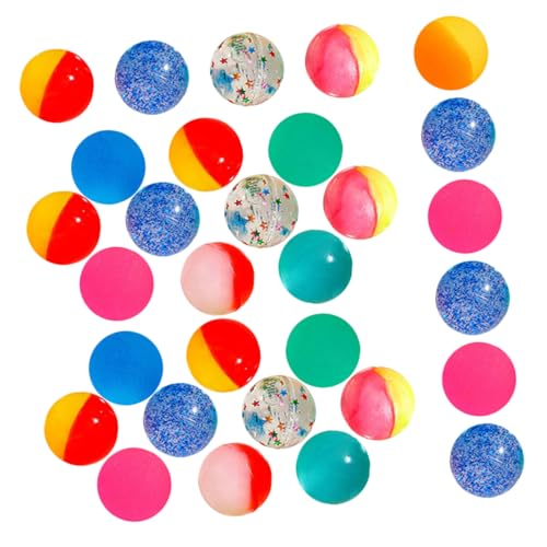 Vaguelly 30st Kinder Hüpfball Spielzeug Hüpfbälle Spielen Diy-hüpfball-set Farbige Hüpfbälle Große Hüpfbälle Für Kinder Hüpfbälle Für Kinder Im Freien Kleine Hüpfbälle Für Kinder Plastik von Vaguelly