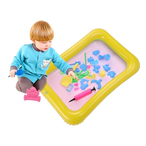 Vaguelly 33st Sandkasten Spielen Aufblasbarer Sandkasten Sandkasten-spielset Strandgräber Aufblasbare Sandwanne Sandschaufel-Spielzeug Werkzeuge Zum Formen Von Sand Kindersand von Vaguelly