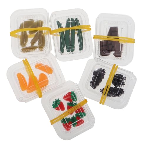 Vaguelly 35-teiliges Miniatur-obstset Mit Künstlichen Früchten Spielzeugküche Lebensmittel Lunchbox Für Jungen Und Mädchen Spielset Mit Simulierten Früchten Spielzeug Für Rollenspiele von Vaguelly