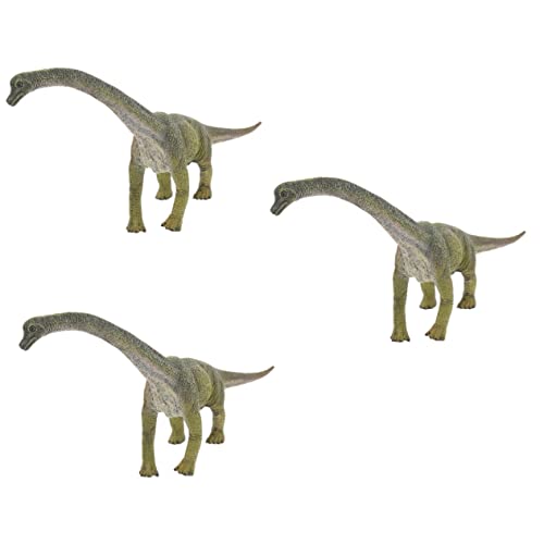 Vaguelly 3St Brachiosaurus-Simulationsmodell kognitives Dinosauriermodell Dinosaurierfigur für die Dekoration Dinosaur Toys Dinosaur Spielzeug Dinosaurier-Statue für die Dekoration Plastik von Vaguelly