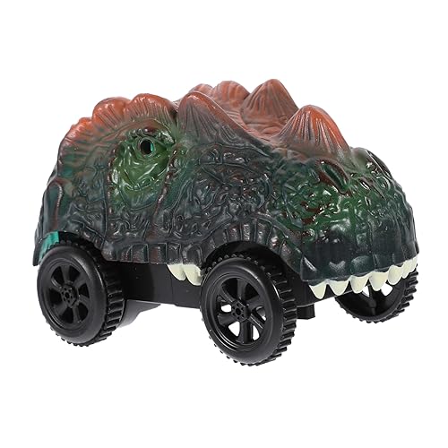 Vaguelly 3St Dinosaurier-Auto Elektroautos für Kinder Dinosaurierfiguren Kinder elektrofahrzeuge Tierspielzeug Spielzeug für Kinder kinderspielzeug Rennwagen Ersatz-Schienenwagen Abs Green von Vaguelly