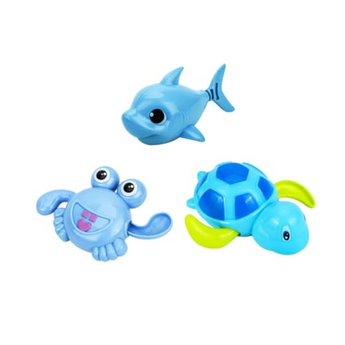 Vaguelly 3St Wasseraufziehspielzeug -Pool çocuk havuzu schwimm Toys für die Wasserzeit Cartoon- -Badespielzeug Badewanne Wasserspielzeug Plastik von Vaguelly