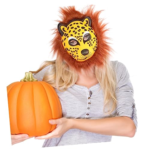 Vaguelly Halloween-party-masken-set 3-teilig Tiermasken Gepard Lustige Kostüme für Erwachsene und Kinder von Vaguelly