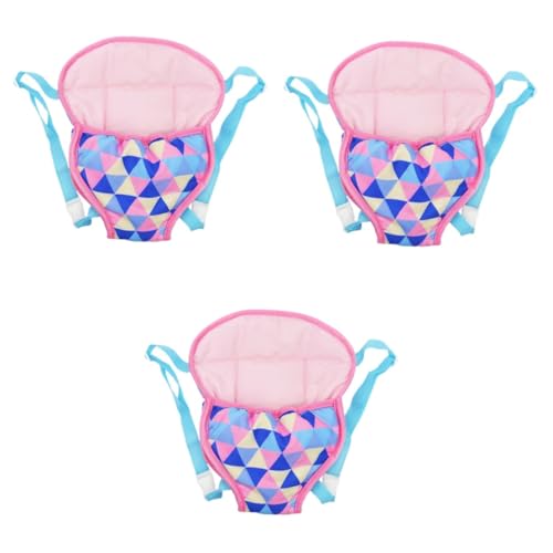 Vaguelly 3st Atmungsaktive Puppentrage Tragerucksack Für Babypuppen -kit Mini-babypuppen Zubehör Abs Mha Plüsch Spielzeug Babytrage Babypuppensachen Babypuppenhalter Babysitze von Vaguelly