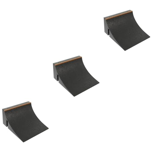 Vaguelly 3st Finger-Skateboard-Requisiten Fingersport Versorgung Miniaturbausatz Mini-Bikes Miniaturbausätze Mini-Scooter Kinder-Skateboard-zubehör Skateboard-Park-hindernis Plastik von Vaguelly