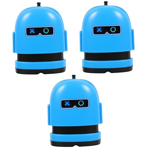 Vaguelly 3st Kinderstempel Kidcore-Kleidung Roboter Interessanter Kleiderstempel Kompakter Namensstempel Tragbarer Namensstempel Kompakter Kleiderstempel Bequemer Kleidungsstempel Blue Pp von Vaguelly