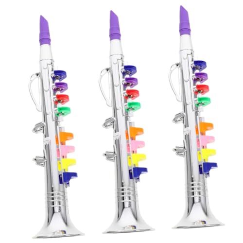 Vaguelly 3st Musikalisches Spielzeug Für Kinder Musikinstrumente Für Kinder Mini-Saxophon Simulations-Saxophon-Spielzeug Kinder Tun So, Als Ob Sie Saxophon Spielen Würden Saxophonmodell Abs von Vaguelly