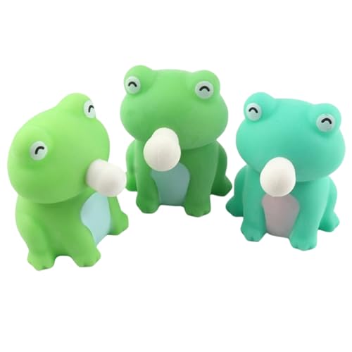 Vaguelly Mini Frosch Squeeze Spielzeug Stretchy Spielzeug Kinder Dekompression Frosch Spielzeug Spielzeug von Vaguelly