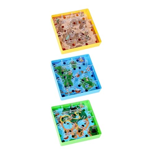 Vaguelly 3st Schatzsuche-Labyrinth-Spielzeug Labyrinth-erkundungsspielzeug Balance-übungsspielzeug Puzzle-Spielzeug Interessantes Kinderspielzeug Pädagogisches Kinderspielzeug Plastik von Vaguelly