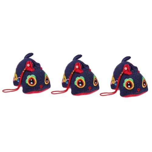 Vaguelly 3st Segnen Kaninchen Puppe Ausgestopftes Hasen-Maskottchen-Spielzeug Chinesische Neujahrskaninchenpuppe Hase Gefülltes Maskottchen-Spielzeug Sternzeichen Hase Maskottchen Stoff von Vaguelly