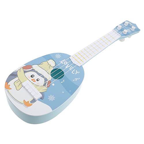 Vaguelly 3st Ukulele Für Kinder Ukulele-Spielzeug Kinder Gitarreninstrument Spielzeug Kindergitarre Für Kleinkinder 1-3 Gitarrenkinder Kleine Gitarre Gitarrenspielzeug Für Kinder Plastik von Vaguelly