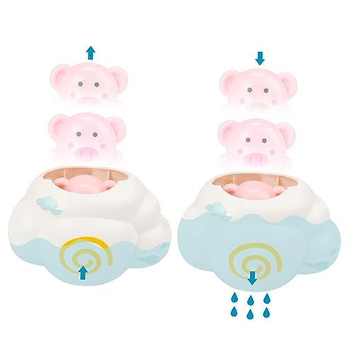 Vaguelly 3st Wolke Wasser Dusche Spray Badewanne Duschkopf Badespielzeug Mit Blumen Schwimmendes Badespielzeug Cartoon-duschkopf Wannenbrunnen Spielzeug Babydusche Sprinkler von Vaguelly