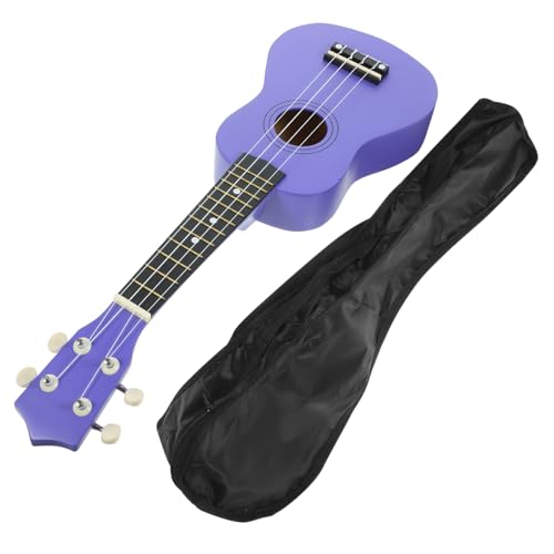 Vaguelly 4 Holz Ukulelen Stabile Ukulelen Anfänger Ukulelen Kleine Ukulelen Mini Ukulelen Ukulelen Ukulelen Ukulelen Praktische Ukulelen Abs Material Violett von Vaguelly