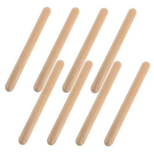 Vaguelly 4 Paare Schlagzeug Trommelstöcke für Erwachsene Drumstick-Rhythmus-Stick Musik-Rhythmus-Stick für holzspielzeug Musik Drumsticks Rhythmusstöcke für Khaki von Vaguelly