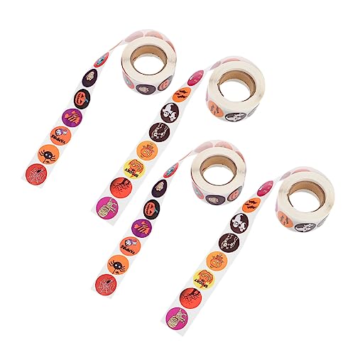 Vaguelly 4 Rollen Halloween-Aufkleber Falsche Wimpern Feenstäbe Für DIY Uv-Brille Zum Schutz Aufkleber Für Partyzubehör Accessoires Kostüm Verschönerung Wimpern Dünn Abs Steht Schild Papier von Vaguelly