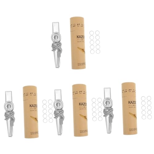 Vaguelly 4 Sätze Kazoo-Set Rucksackreisender Kazoo Leistungs-Kazoo Kleiner Kazoo Kazoo-Musikinstrument Kinder-Kazoo Kazoo Für Anfänger Kazoo Üben Kazoo Für Kinder Kazoo- Nylon von Vaguelly