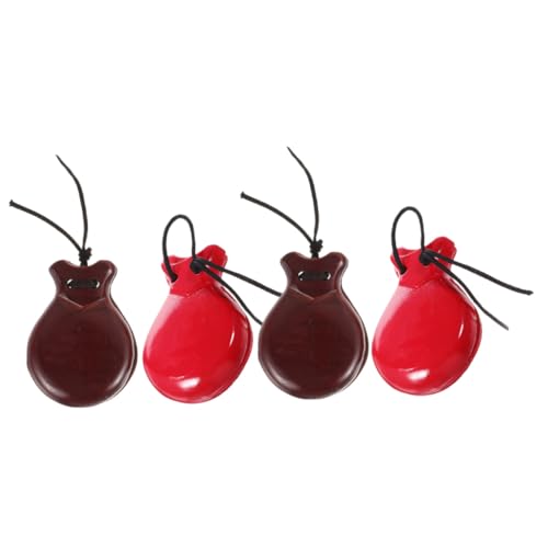 Vaguelly 4 Stck Teiliges Holz Castanets für Bunte Finger Castanets aus Sicherem Holz Pädagogisches Percussion Instrument Rhythmus und Musikalischem Talent bei Kleinkindern Vaguelly 4 Stck Teiliges Holz Castanets für Bunte Finger Castanets aus Sicherem Holz Pädagogisches Percussion Instrument Rhythmus und Musikalischem Talent bei Kleinkindern von Vaguelly