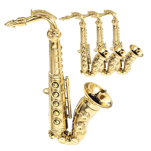 Vaguelly 4 Stck Teiliges Kunststoff Saxophon Modell Goldfarben Detailreiches DIY Dekorations und Bastel Accessoire Leichter Saxophon Anhänger Geeignet für DIY Handwerksprojekte Vaguelly 4 Stck Teiliges Kunststoff Saxophon Modell Goldfarben Detailreiches DIY Dekorations und Bastel Accessoire Leichter Saxophon Anhänger Geeignet für DIY Handwerksprojekte von Vaguelly