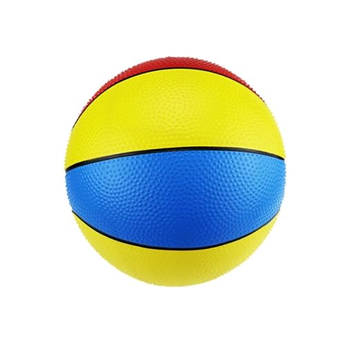 Vaguelly 4 Stück Basketball Spielzeug Strandball Kleiner PVC Basketball Aufblasbarer Ball von Vaguelly