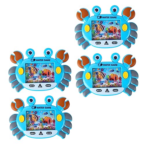 Vaguelly 4 Stück Crab Circle Wassermaschine Ringwurfspiel Wasserring-Spiel Abs von Vaguelly