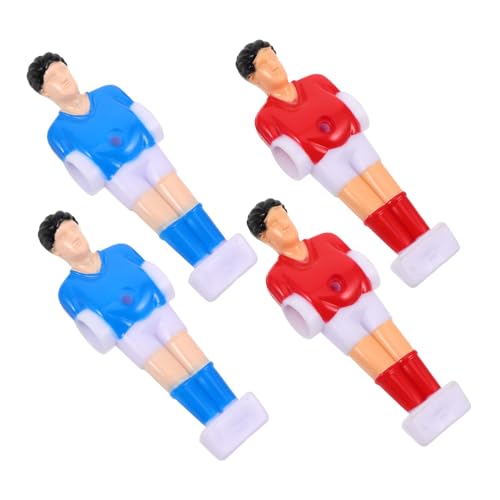 Vaguelly 4 Stück Fußballmaschine-Actionfigur Tischfußball Figuren Tischfußball Zubehör Ersatzteile Tischfußball Foosball Spieler Fußball-Tischdekorationen Zubehör für Spielautomaten Abs von Vaguelly