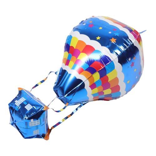 Vaguelly 4 Stück Heißluftballon Dekoration Heißluftballon Geburtstagsdekorationen Aluminiumfolienballons Aluminiumfolie Heißluftballon Ballons Geburtstagsfeier Heißluftballon Folie von Vaguelly