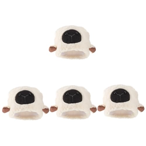 Vaguelly 4 Stück Hut mit Lammohren Schaf Ohren schaf kostüm hut Tierkostüme für Kinder tiermütze weihnachtsmannmützen Cartoon-Fotografie-Requisiten Kopfbedeckung Sherpa Weiß Vaguelly 4 Stück Hut mit Lammohren Schaf Ohren schaf kostüm hut Tierkostüme für Kinder tiermütze weihnachtsmannmützen Cartoon-Fotografie-Requisiten Kopfbedeckung Sherpa Weiß von Vaguelly
