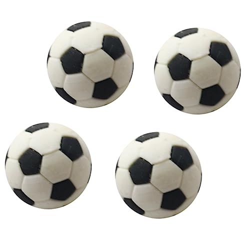 Vaguelly 4 Stück Mini Fußballtisch Mini Tischfußball Fußball Hover Fußball Tischfußball Mini Billardtisch Mini Fußball Hover Fußball Für Fußballtore Boll Gummi von Vaguelly