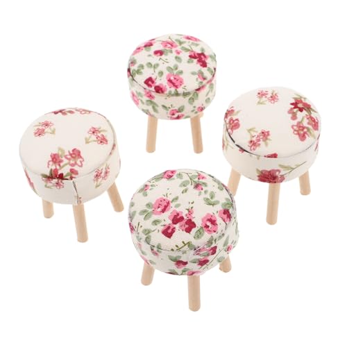 Vaguelly 4 Stück Miniatur Holzhocker mit Stoffbezug Realistische Runde Puppenhaus Möbel Platzsparend Vielseitig für Küche Wohnzimmer Langlebige Miniatur Holzstühle Vaguelly 4 Stück Miniatur Holzhocker mit Stoffbezug Realistische Runde Puppenhaus Möbel Platzsparend Vielseitig für Küche Wohnzimmer Langlebige Miniatur Holzstühle von Vaguelly