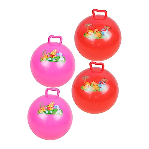 Vaguelly 4 Stück Pat The Ball Hüpfball Aufblasbares Für Kinderspielzeug Cartoon Bälle Aufblasbarer Ball Cartoon Ball Aufblasbarer Hüpfball PVC von Vaguelly