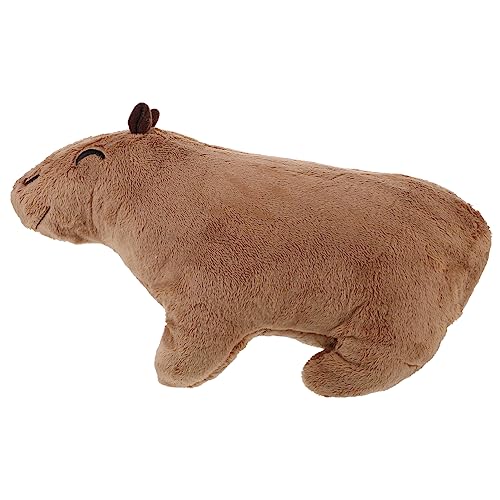 Vaguelly 4 Stück Plüschtiere Kinder Kuscheltier tierische bescherung Plüsch-Capybara-Spielzeug Plüsch-Meerschweinchen-Puppe gefüllte Puppenspielzeuge Stofftierpuppe PP Baumwolle Light Brown von Vaguelly