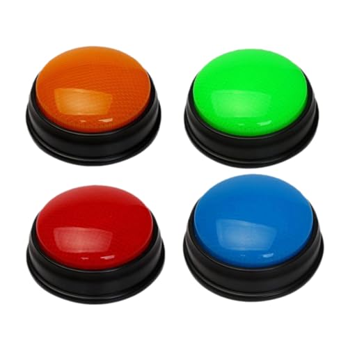 Vaguelly 4 Stück Spielbuzzer mit Licht und Sound Interaktiver Lernsummer für Familien und Klassenzimmer Fördert Aufmerksamkeit und Reaktionsfähigkeit bei Wettbewerben Vaguelly 4 Stück Spielbuzzer mit Licht und Sound Interaktiver Lernsummer für Familien und Klassenzimmer Fördert Aufmerksamkeit und Reaktionsfähigkeit bei Wettbewerben von Vaguelly