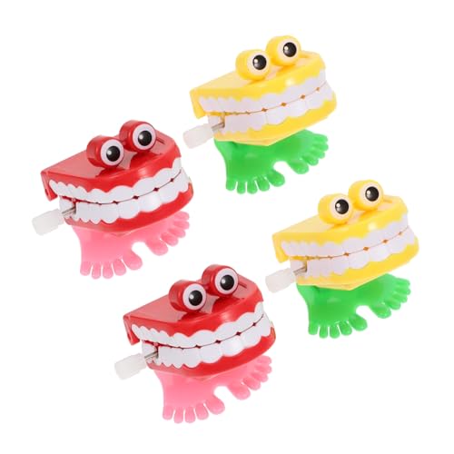 Vaguelly 4 Stück Springgeister -Zähnespielzeug springen Zähne Kleinkindspielzeug Kinderpädagogische Spielzeuge Lenden mit laufenden Zähnen Geburtstagsfeier Abs Vaguelly 4 Stück Springgeister -Zähnespielzeug springen Zähne Kleinkindspielzeug Kinderpädagogische Spielzeuge Lenden mit laufenden Zähnen Geburtstagsfeier Abs von Vaguelly