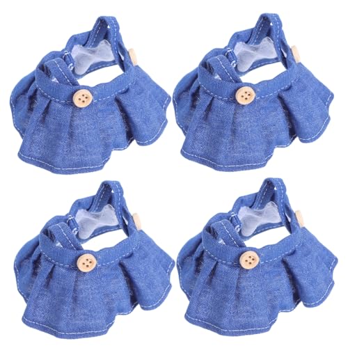 Vaguelly 4 Stück Teiliges Puppenkleidungsset mit Weichem Stoff Niedliche Latzkleider und Röcke Langlebig Einfach Anzuziehen Passend für Sammelpuppen für Kreatives Rollenspiel Vaguelly 4 Stück Teiliges Puppenkleidungsset mit Weichem Stoff Niedliche Latzkleider und Röcke Langlebig Einfach Anzuziehen Passend für Sammelpuppen für Kreatives Rollenspiel von Vaguelly